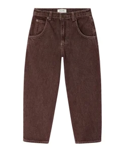 Oshow uniseks jeans bruin