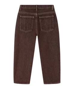 Oshow uniseks jeans bruin