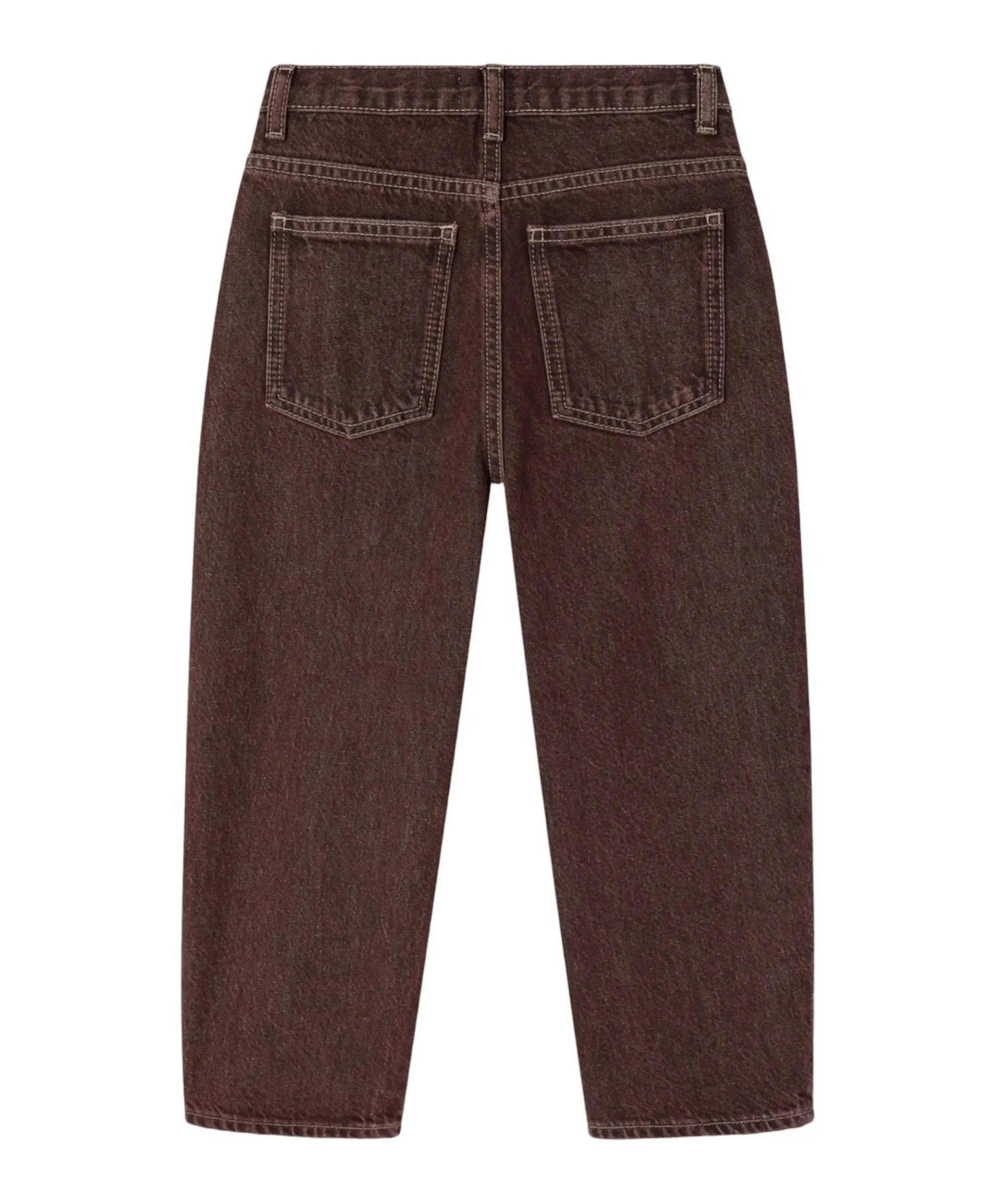 Oshow uniseks jeans bruin