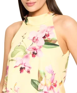 Overall Lang ohne Arm dames jumpsuit geel