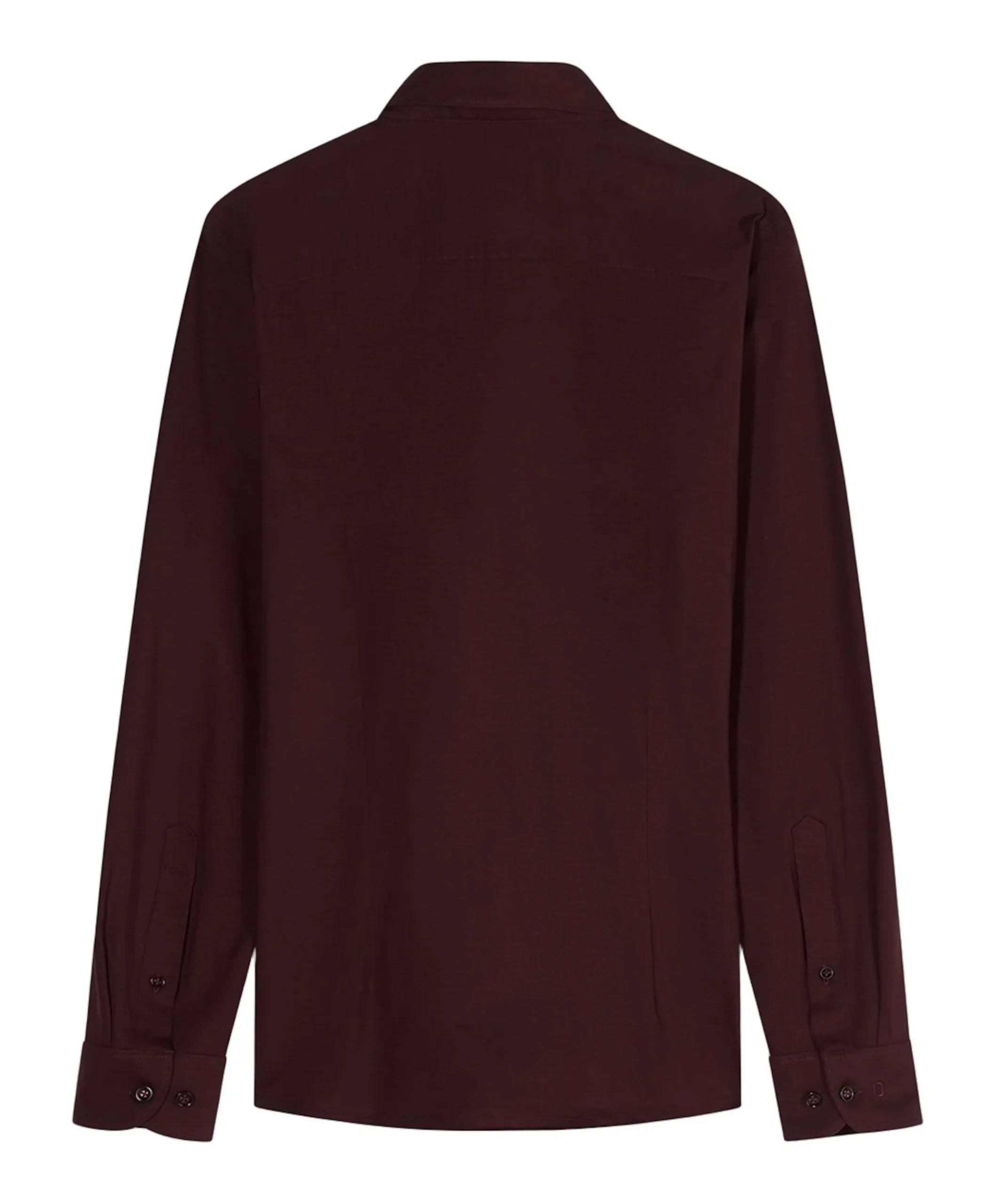 Overhemd lange mouw bordeaux