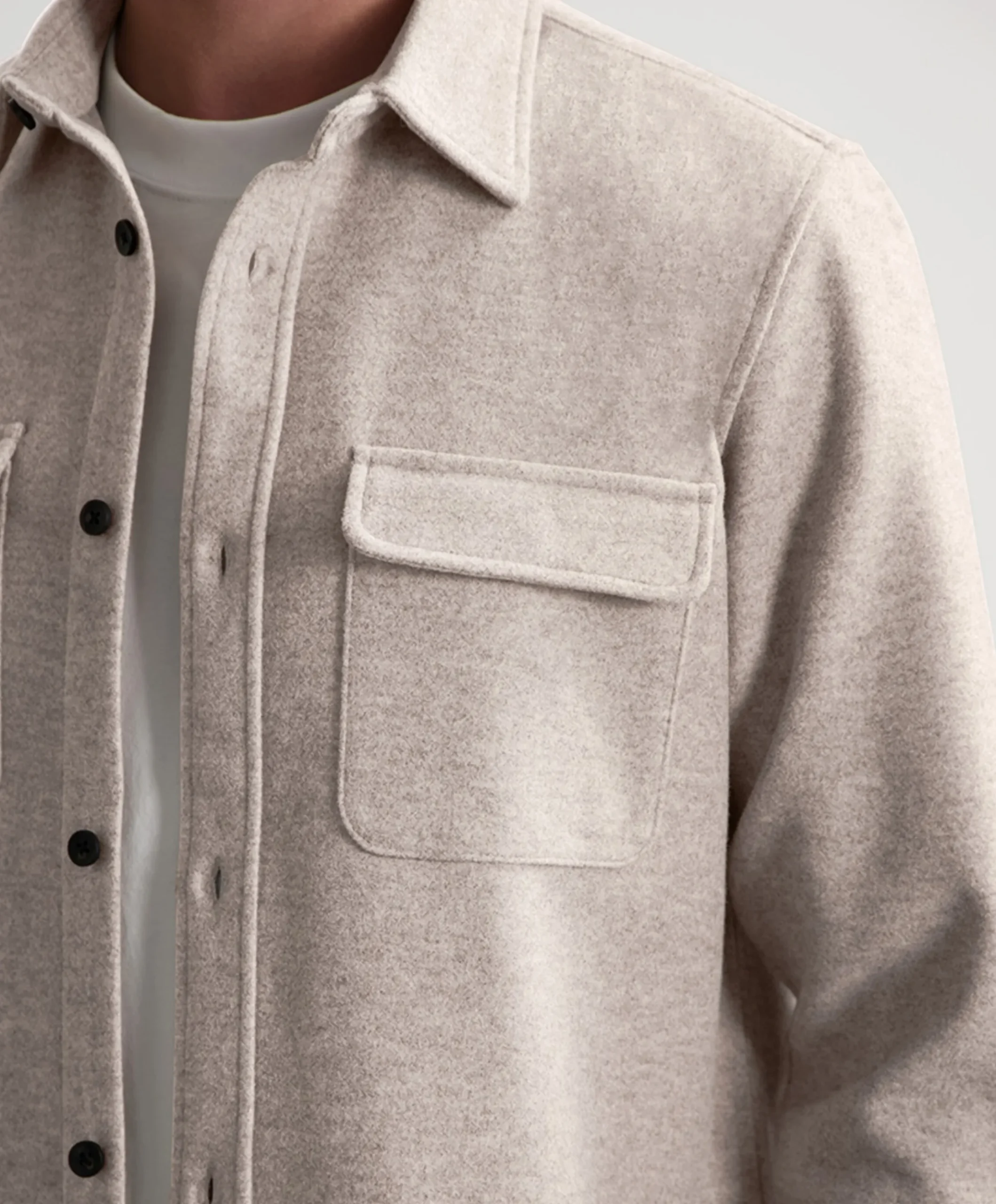 Overshirt grijs