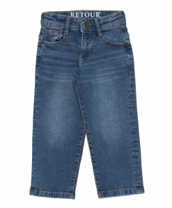 Oversized fit jongens jeans blauw