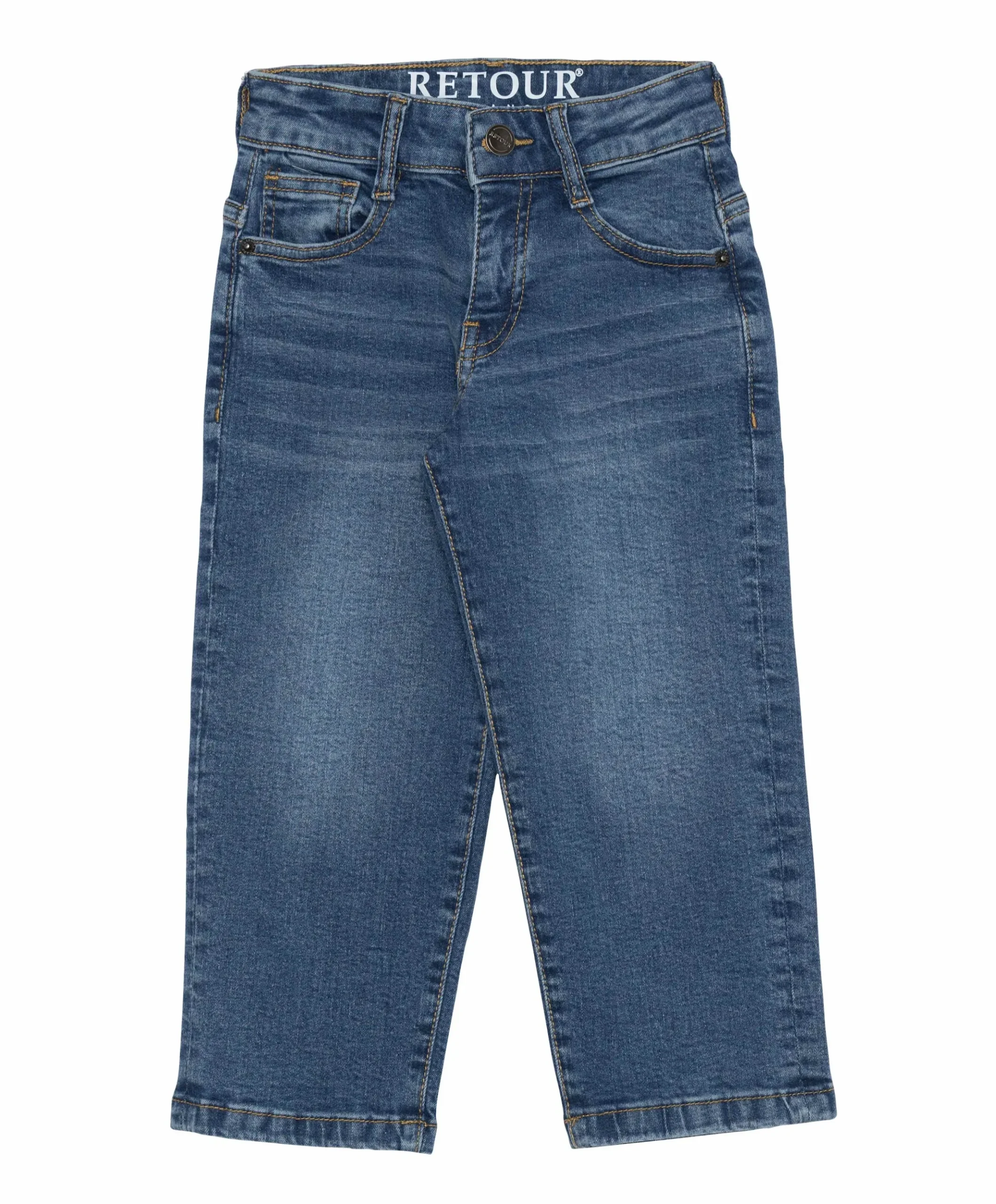 Oversized fit jongens jeans blauw