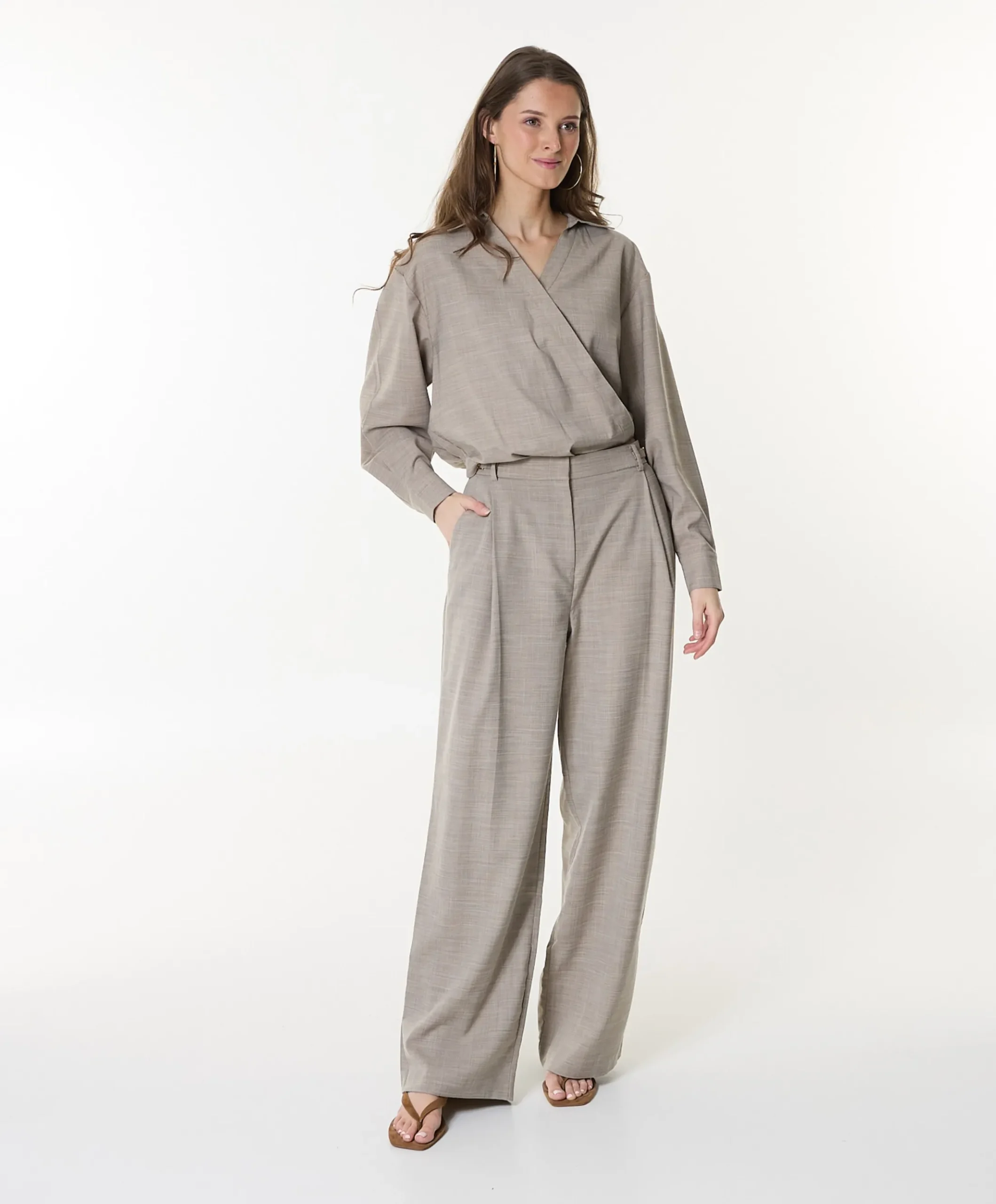 Ozzy dames broek beige
