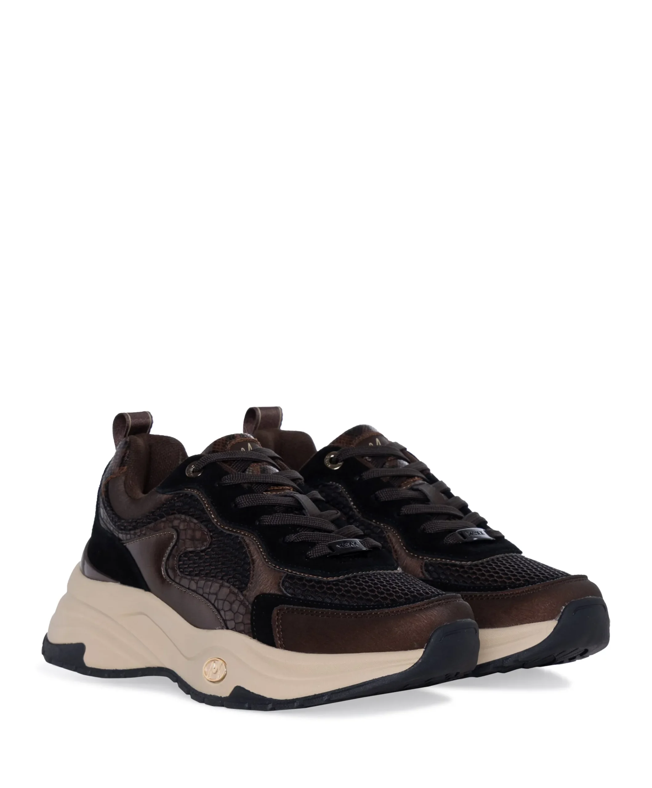 PALMA ORA dames sneakers bruin