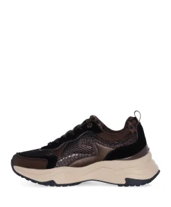 PALMA ORA dames sneakers bruin