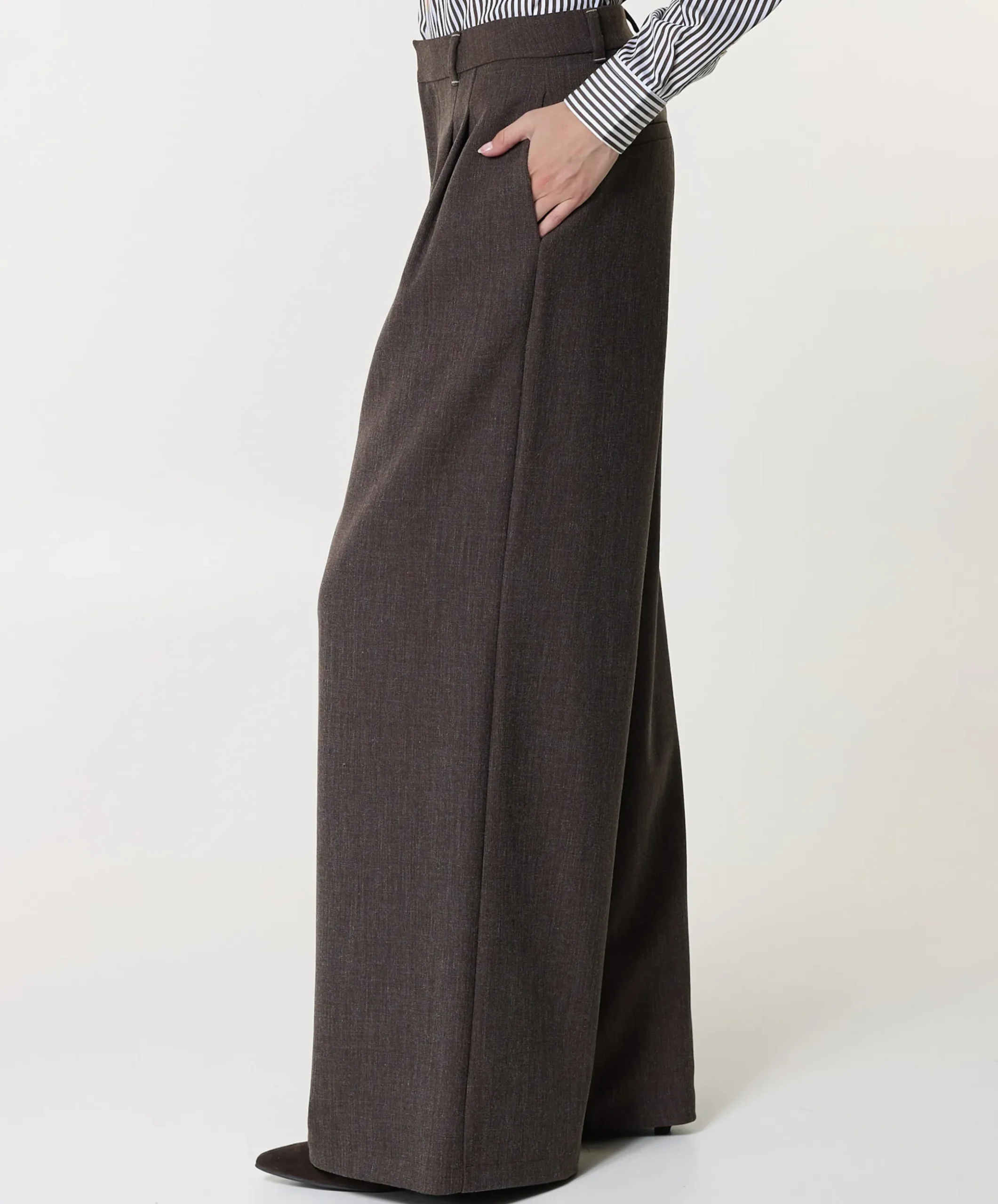 Pantalone dames pantalon bruin