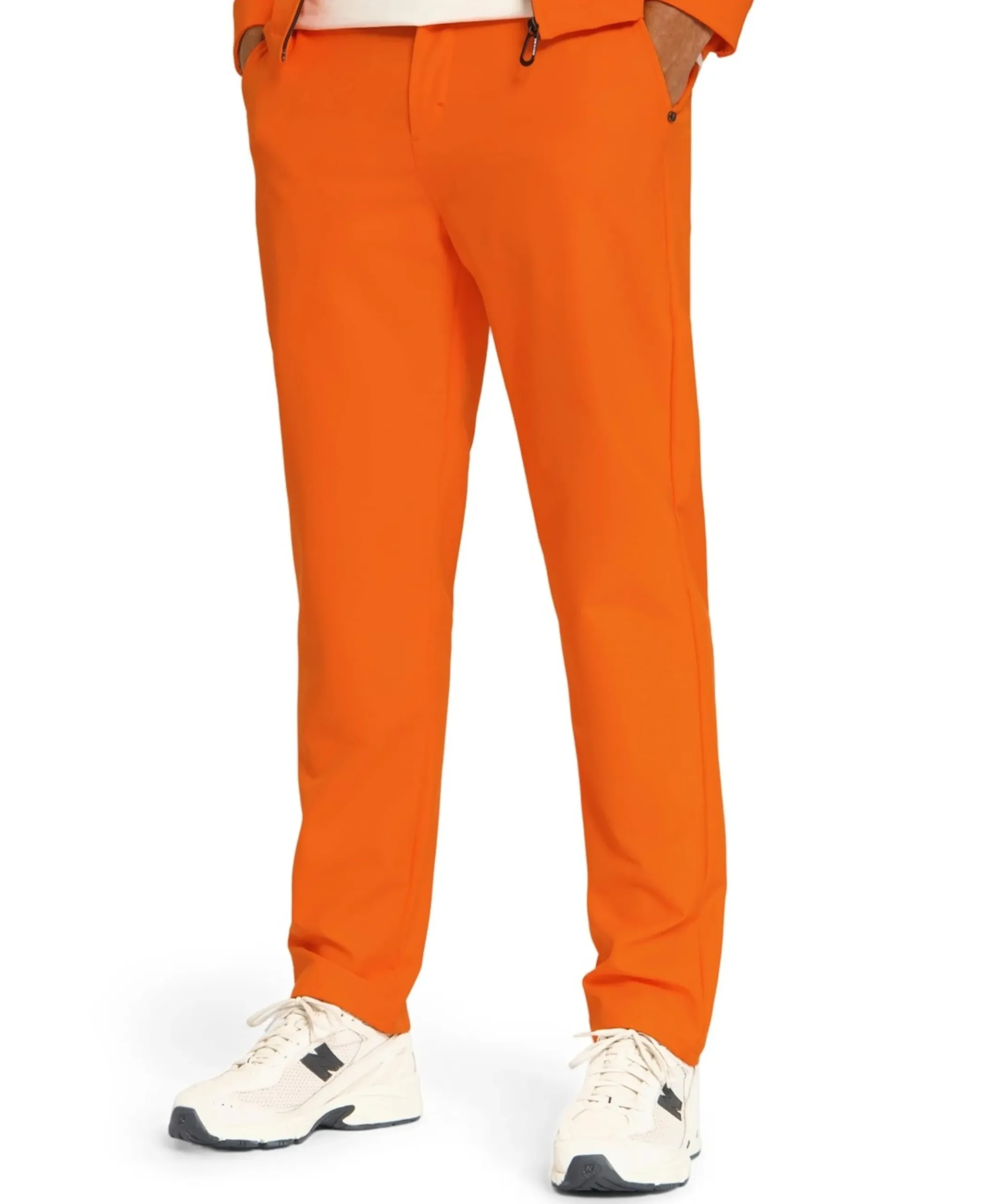 Pants Chino 4-Way Stretch Sedoc Rel heren broek oranje