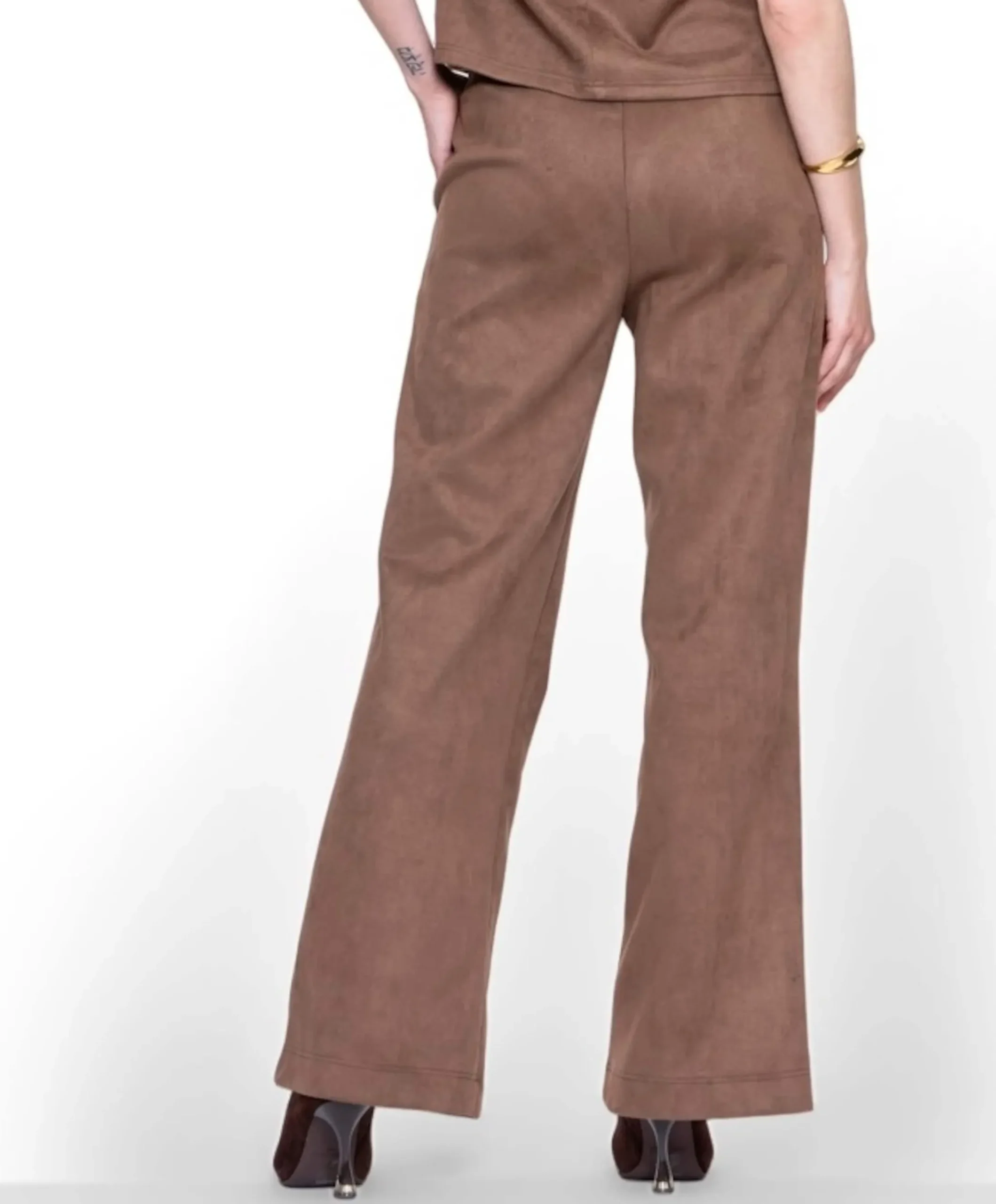 pants dames broek bruin