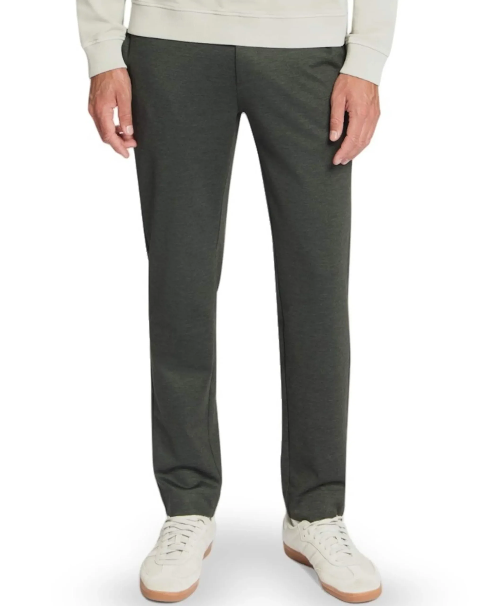 Pants Jersey Melange Regular Fit heren broek groen