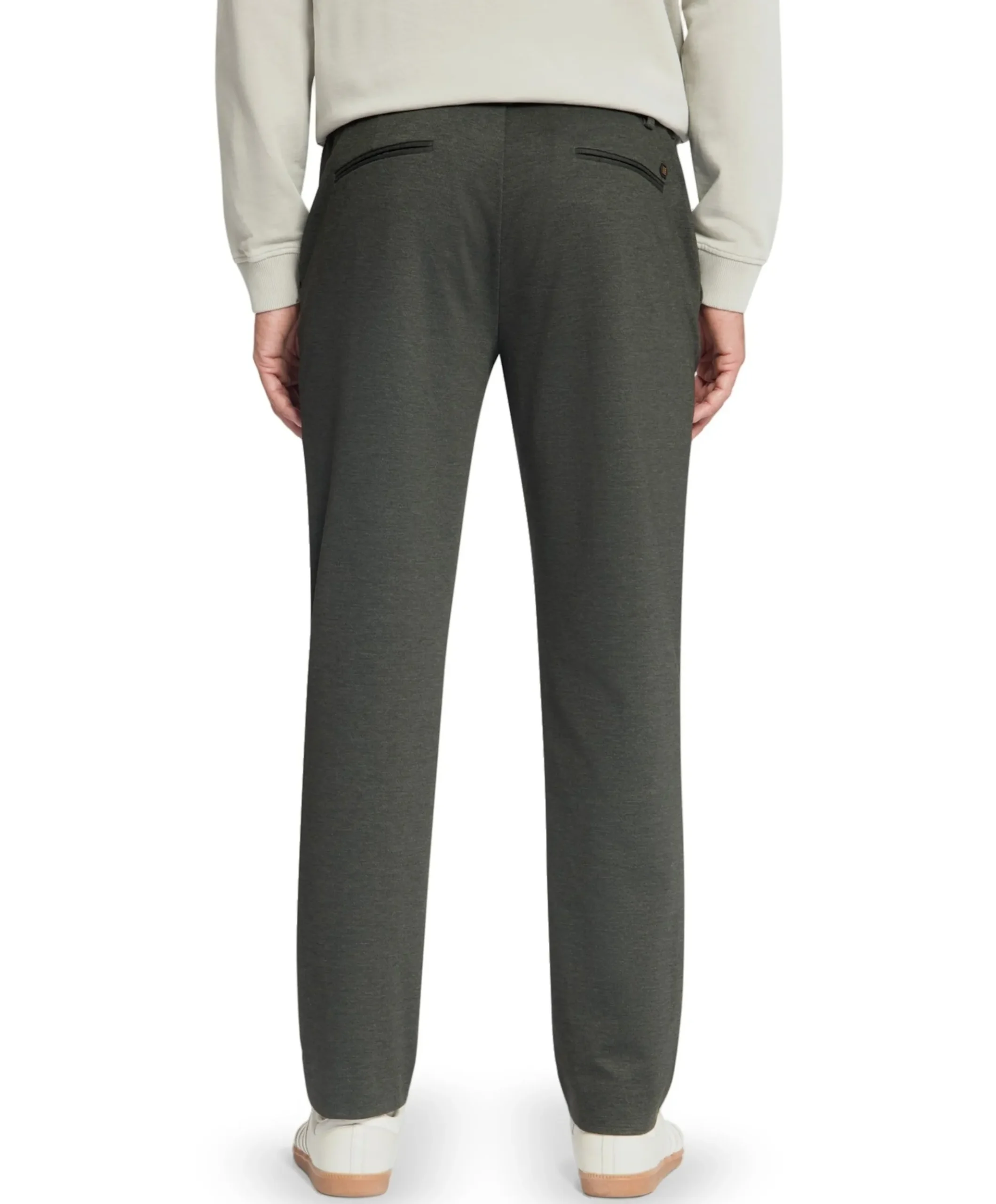 Pants Jersey Melange Regular Fit heren broek groen