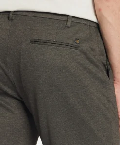 Pants Jersey Melange Regular Fit heren broek bruin