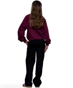 Pants punta elastic waist meisjes broek zwart