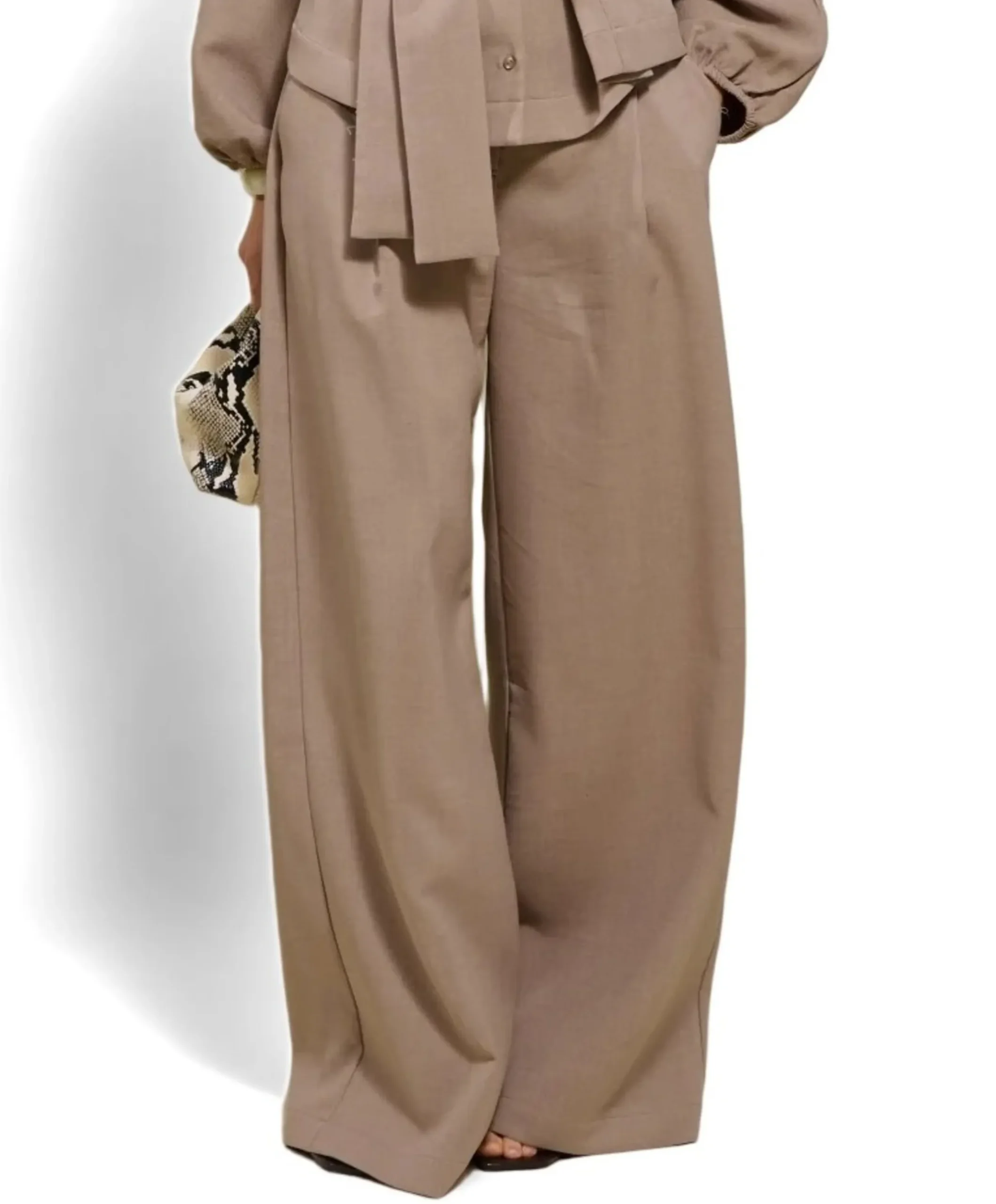 Pants Rue de la Folie dames broek beige