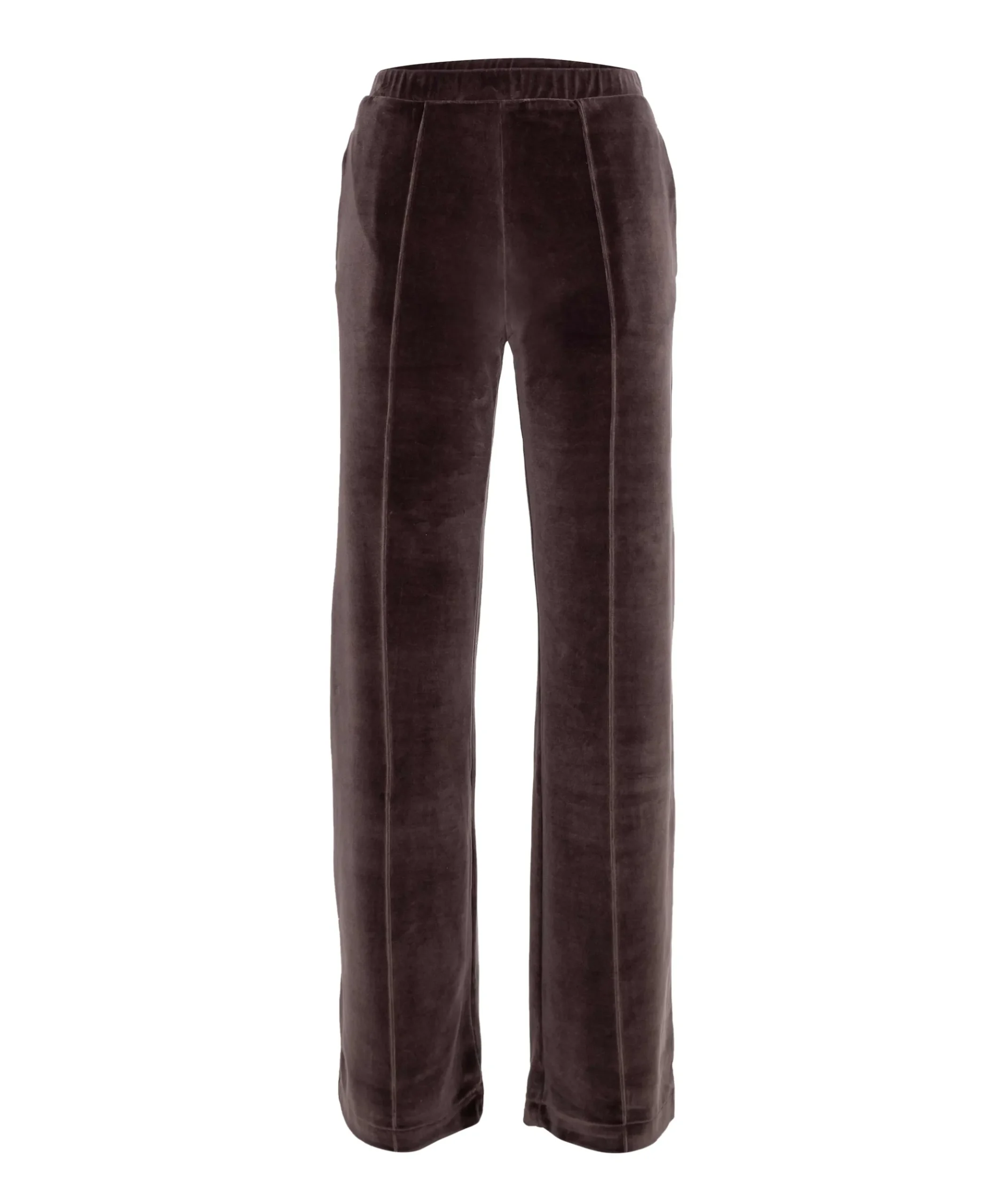 Pants Velour dames broek bruin
