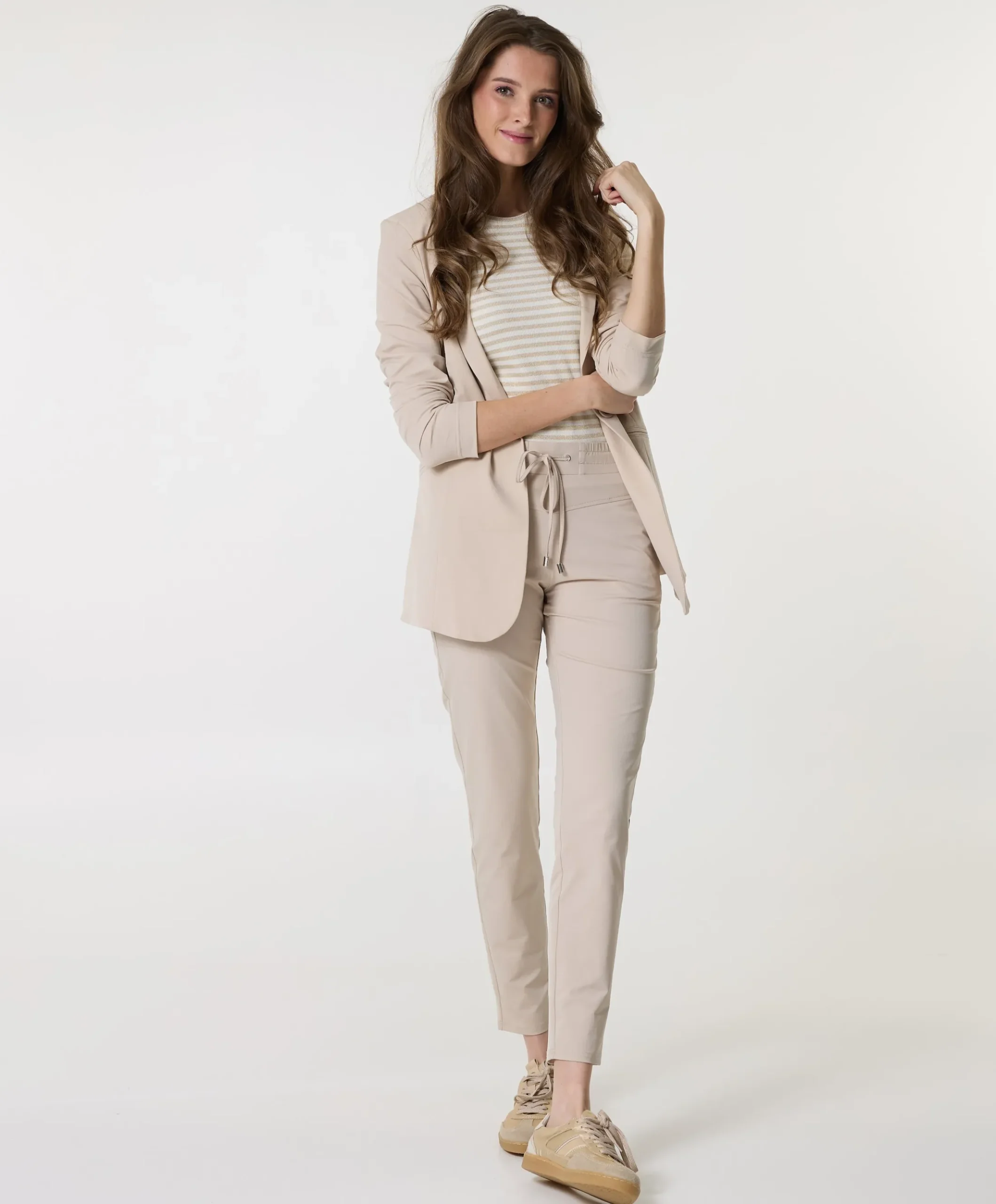 PENNY SHORT LENGTH TRAVEL broek beige