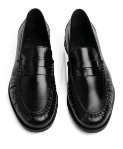 Penny Wrinkle dames loafers zwart