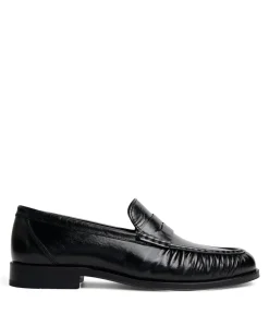 Penny Wrinkle dames loafers zwart