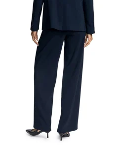 PHOCAS-ESS dames pantalon blauw