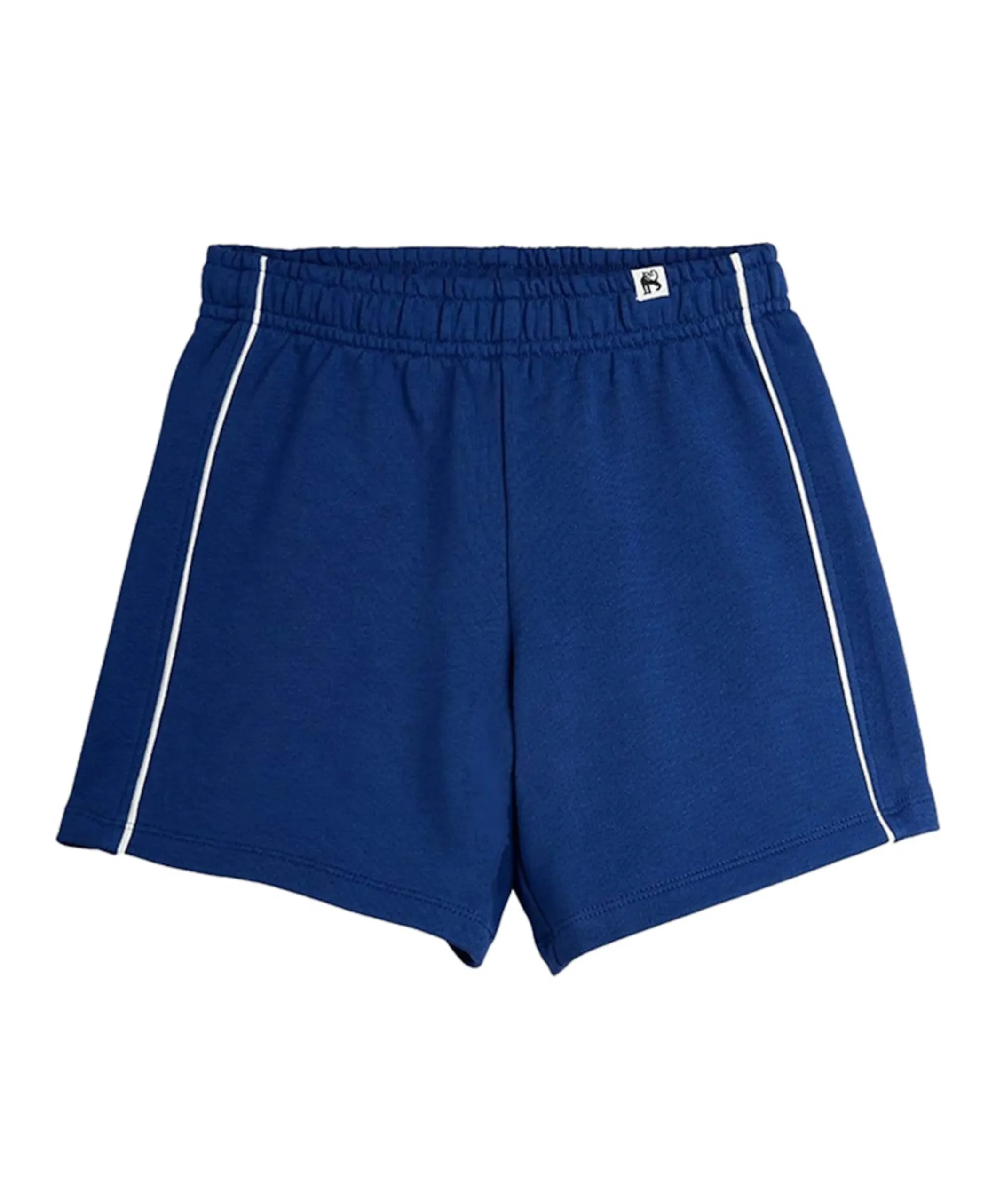 Plain piping sweatshorts jongens korte broek blauw