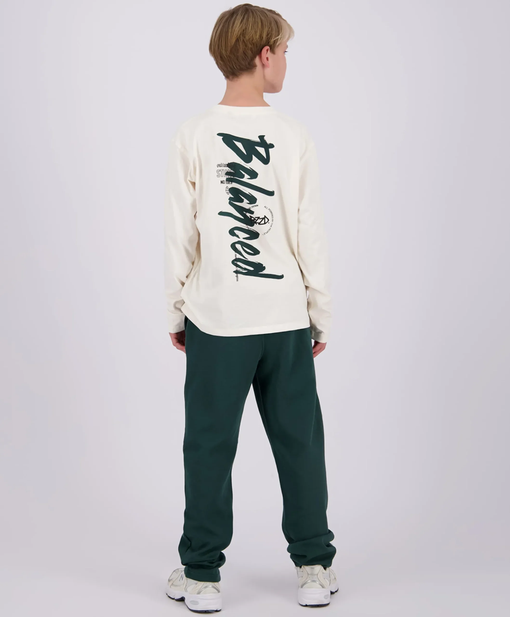 Plead jongens broek groen