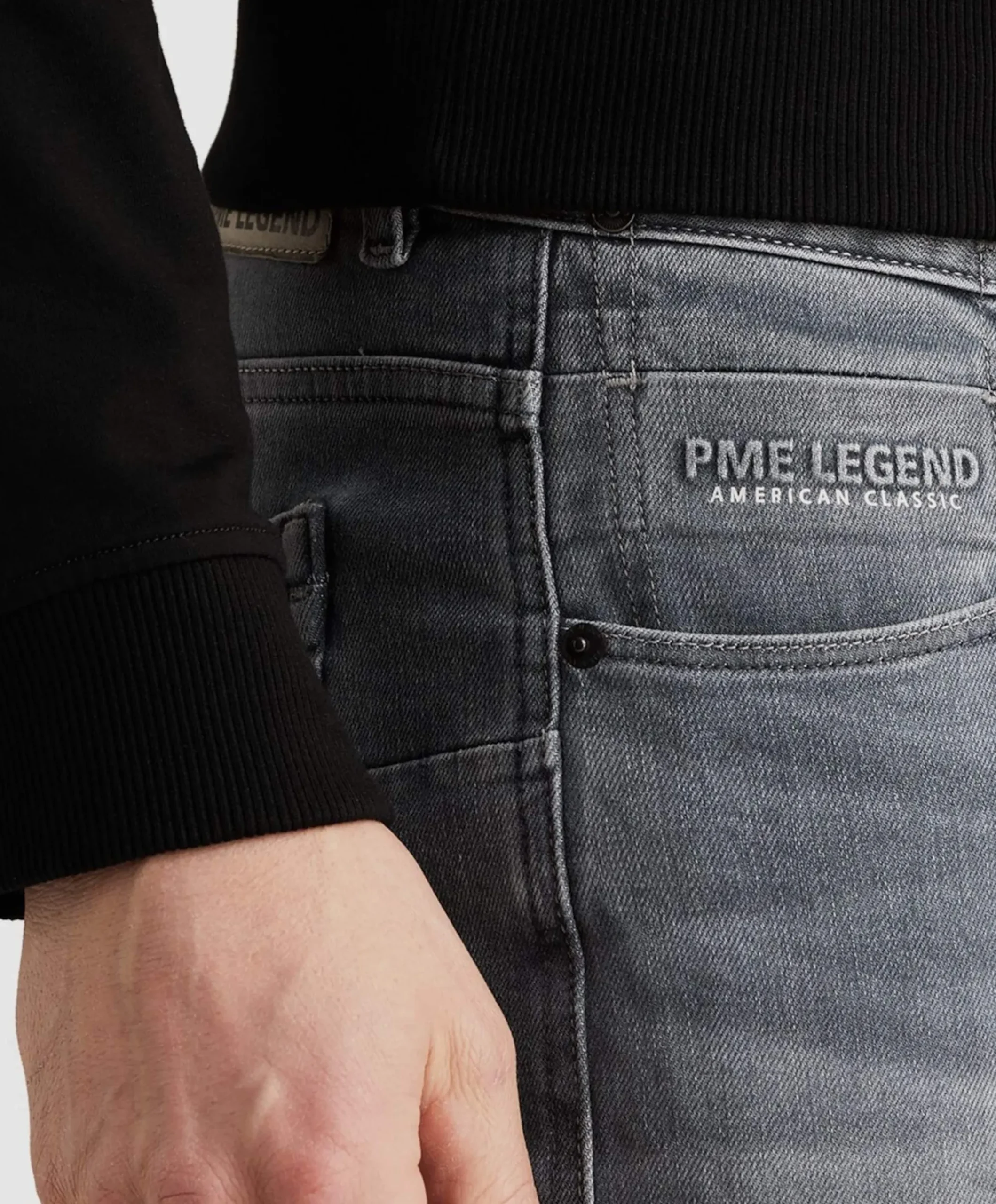 PME LEGEND NIGHTFLIGHT JEANS ELEME heren jeans grijs