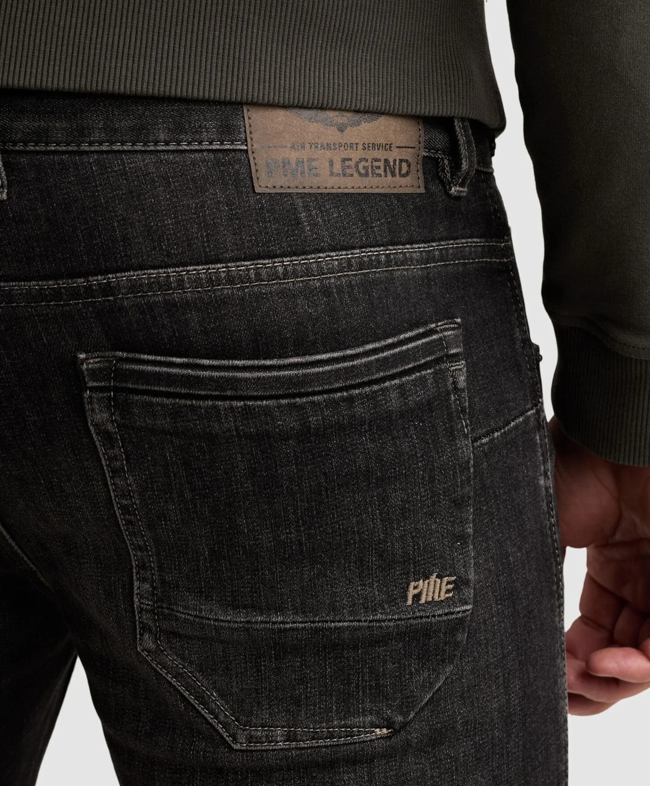 PME LEGEND NIGHTFLIGHT JEANS ELEME heren jeans grijs