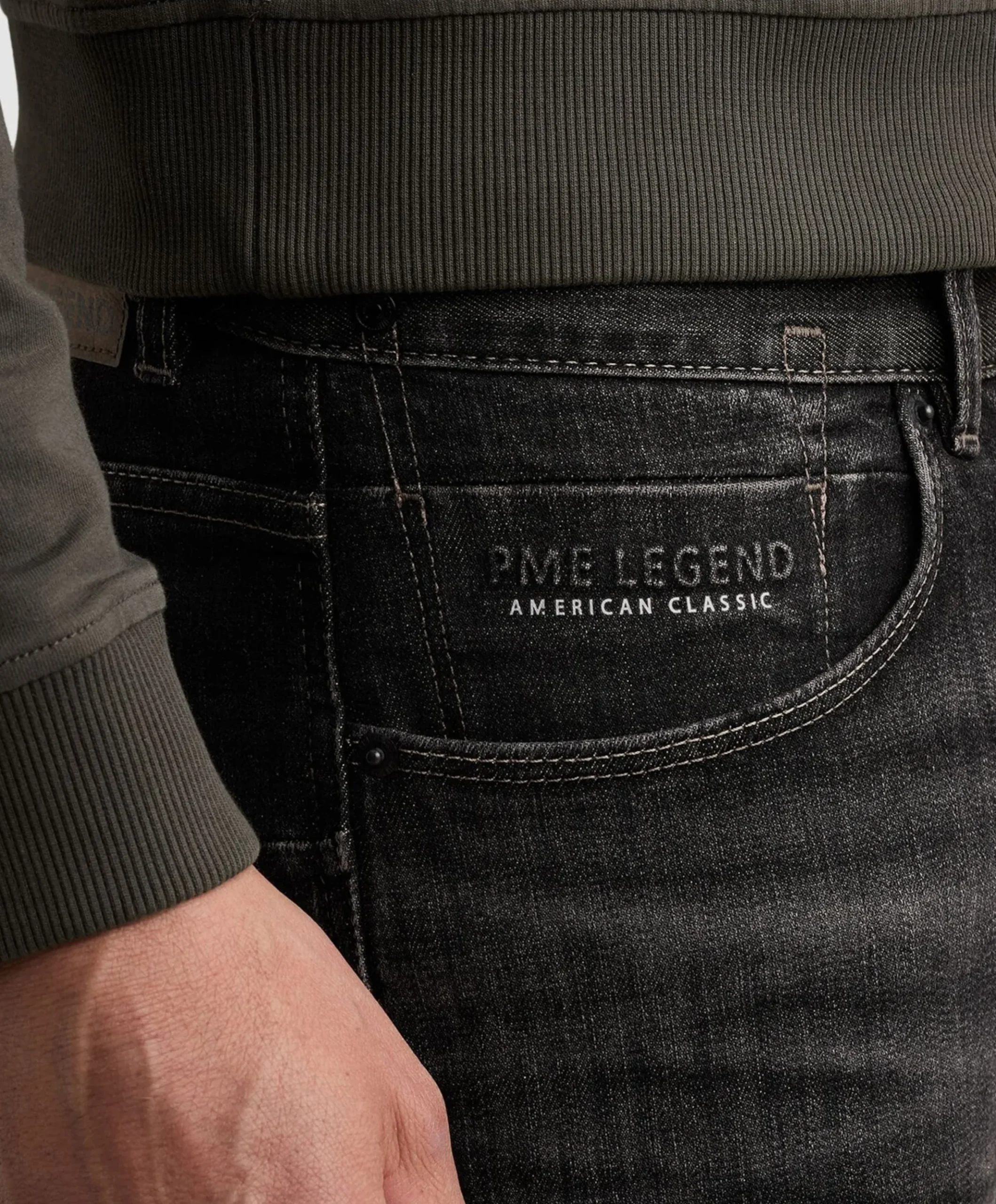 PME LEGEND NIGHTFLIGHT JEANS ELEME heren jeans grijs