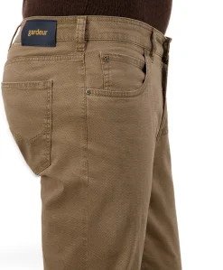 5-Pocket Modern Fit heren broek beige