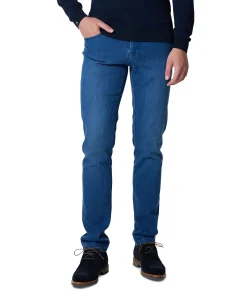 5-Pocket Slim Fit jeans blauw