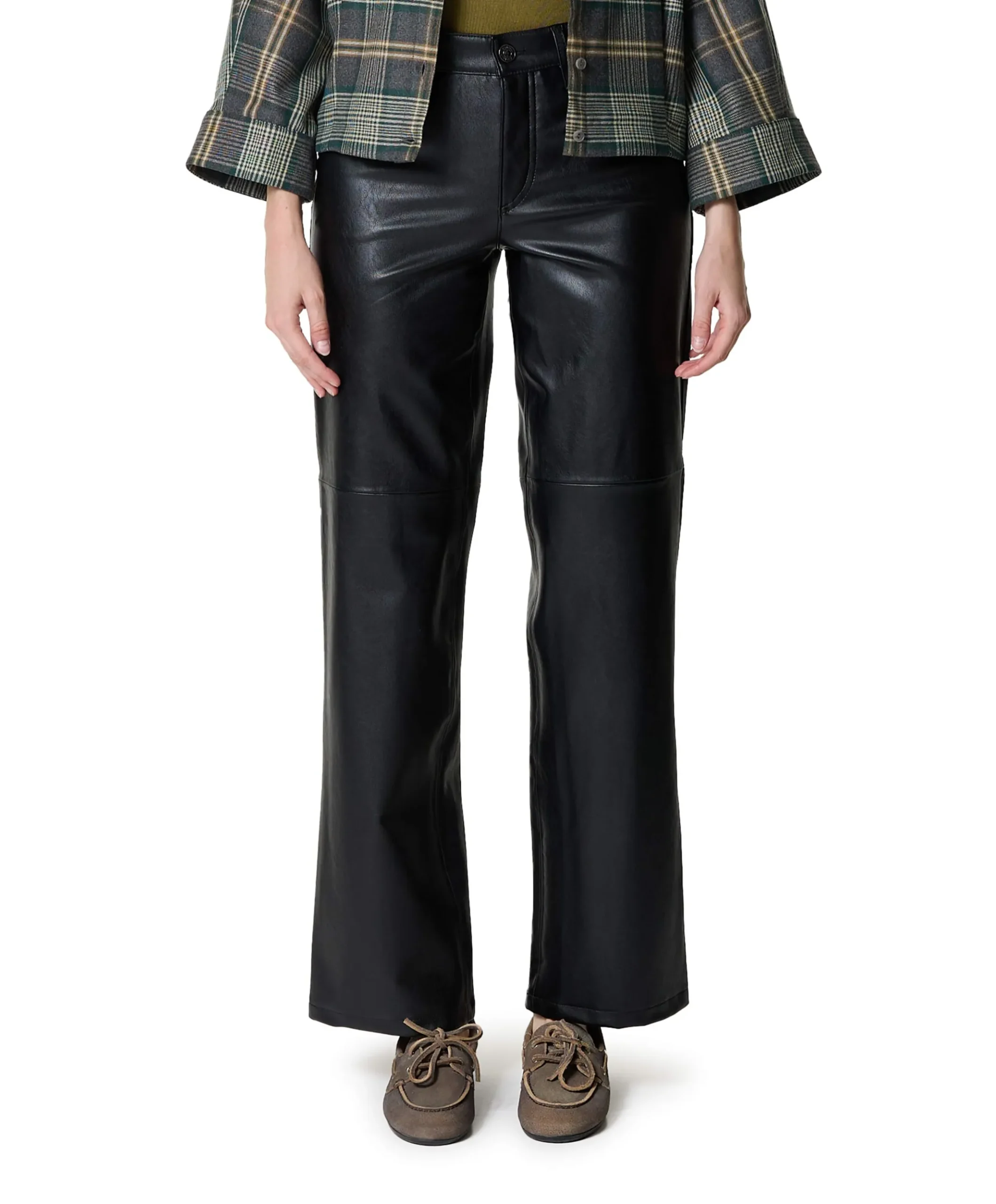 5-Pocket Straight dames broek zwart
