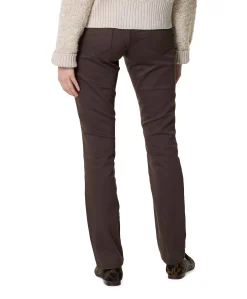 5 Pocket Super Stretch Lang dames broek bruin