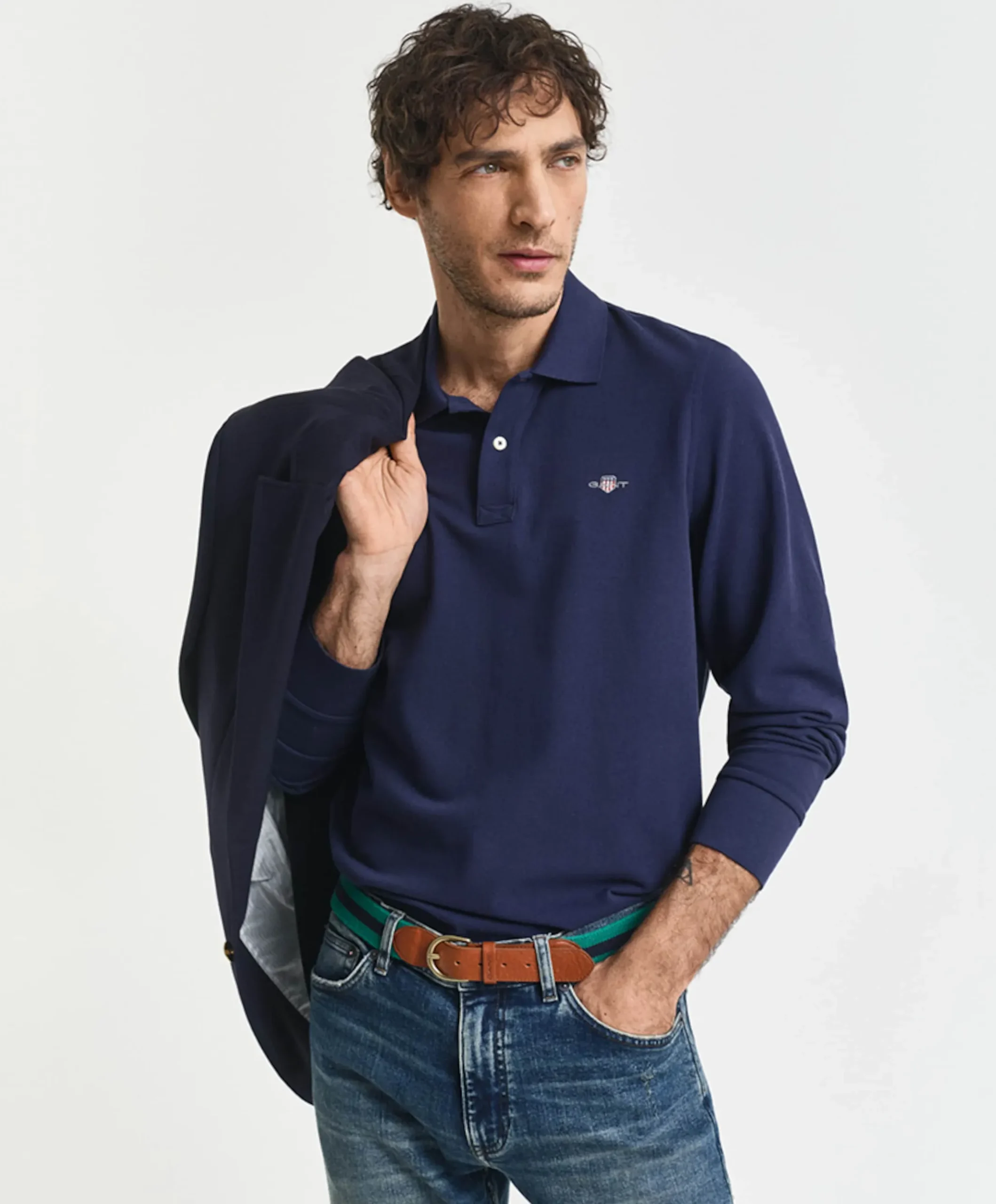 Polo blauw
