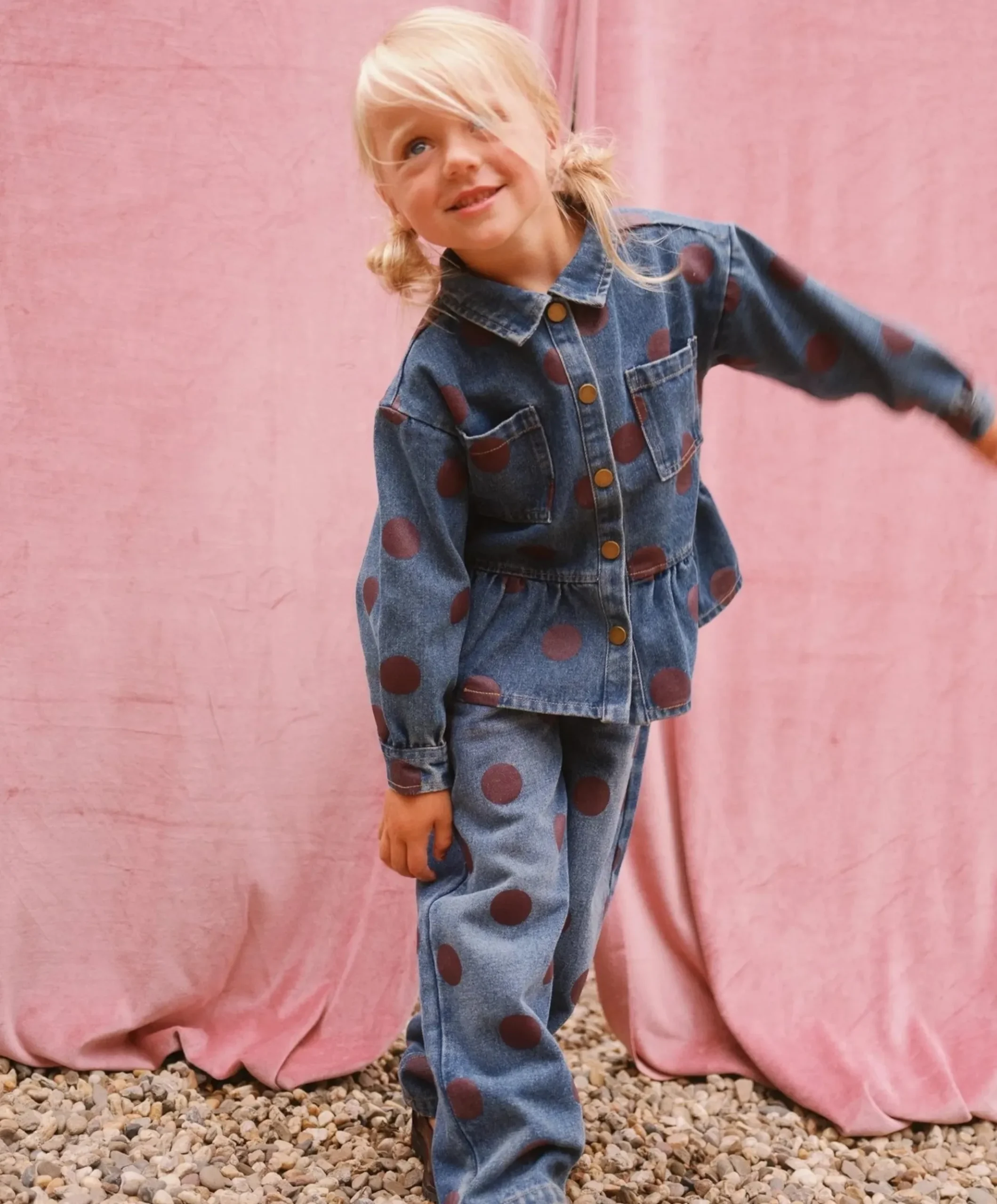 Poppy denim meisjes jeans blauw