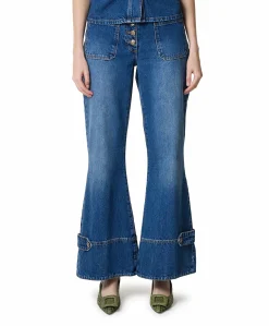 Porcelain Birds dames jeans blauw