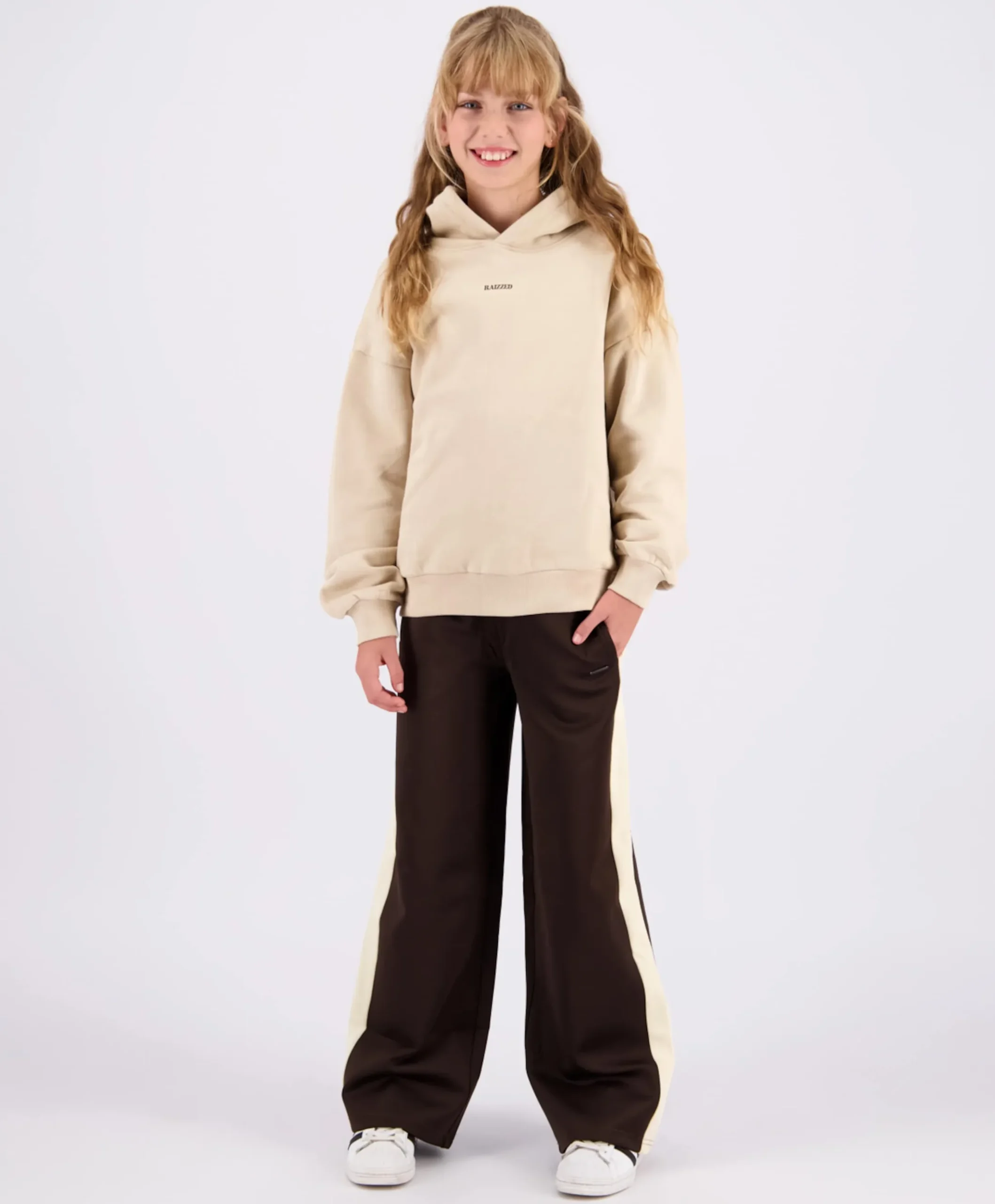 Puck meisjes broek bruin