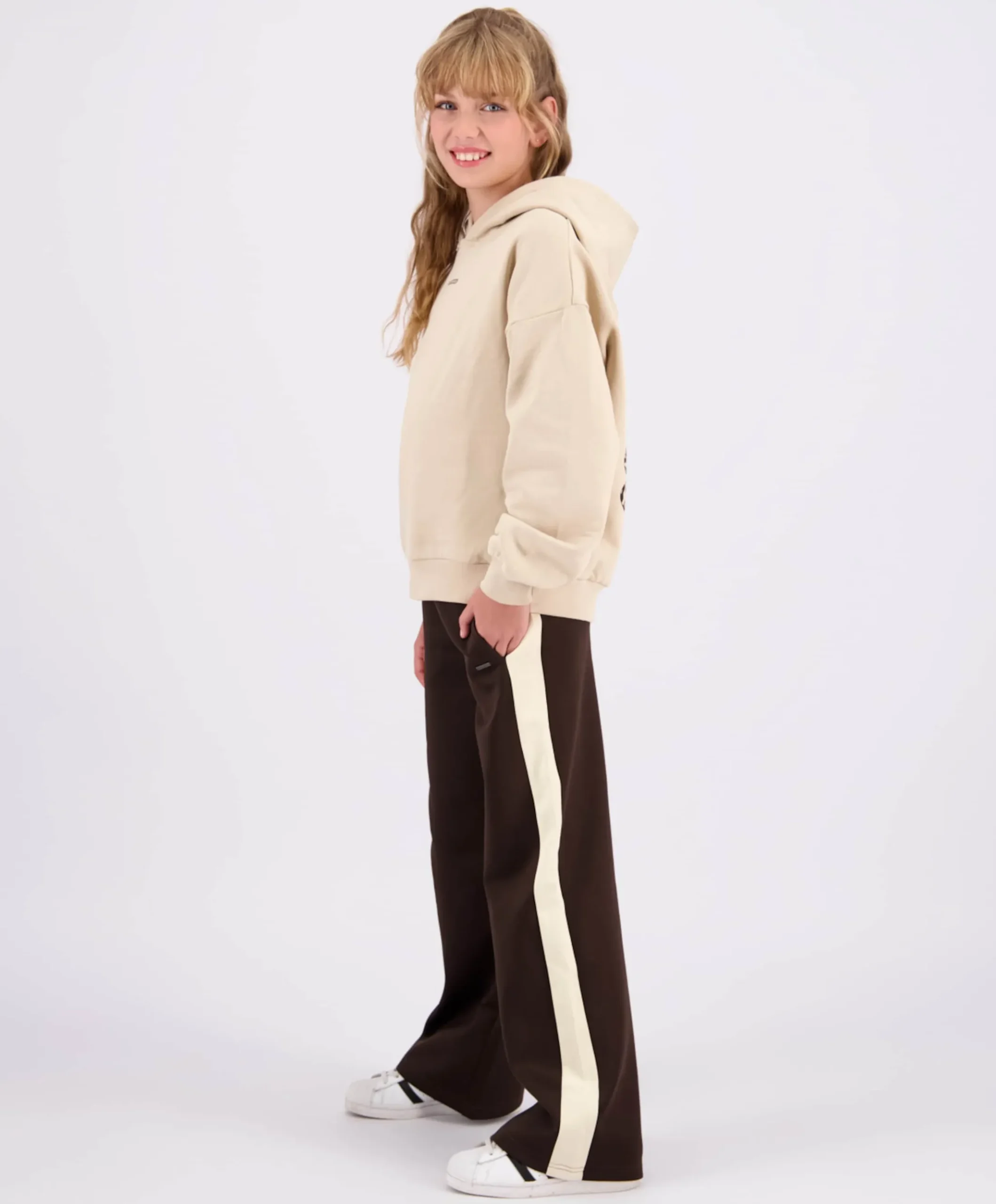 Puck meisjes broek bruin