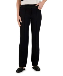 Pull On Slim broek zwart