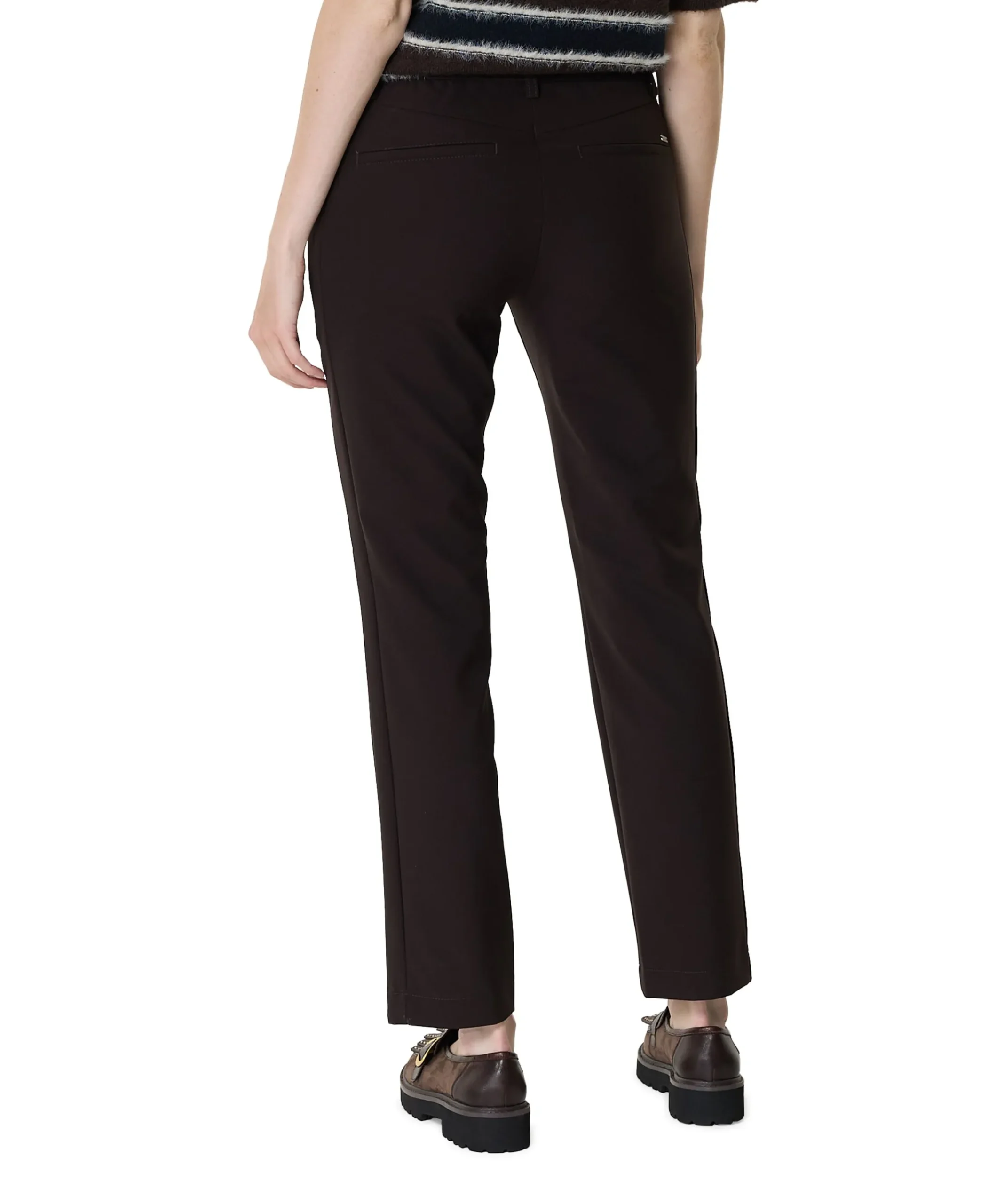 Pull On Slim dames broek bruin