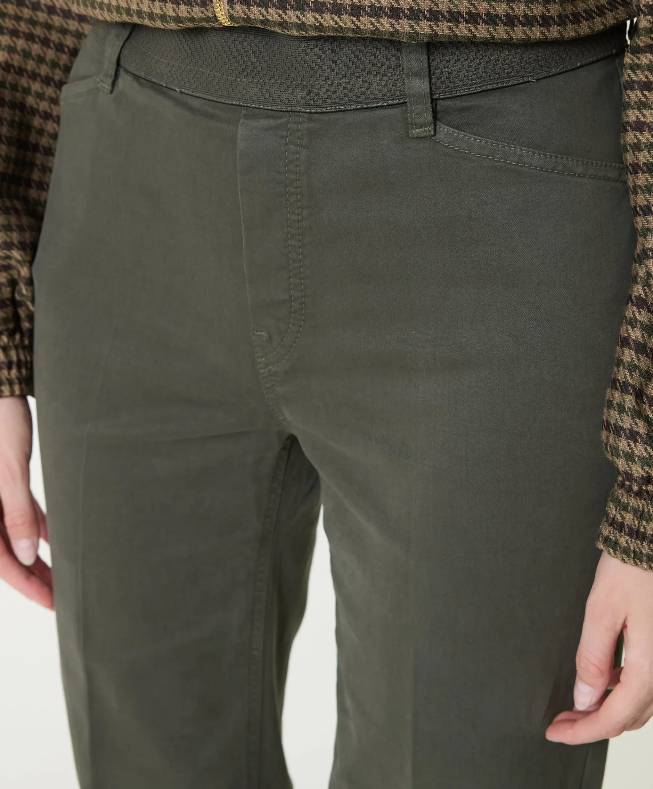 Pull On Slim dames broek groen