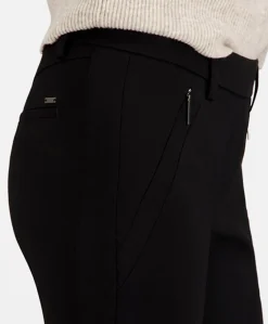 Pull On Slim dames broek zwart