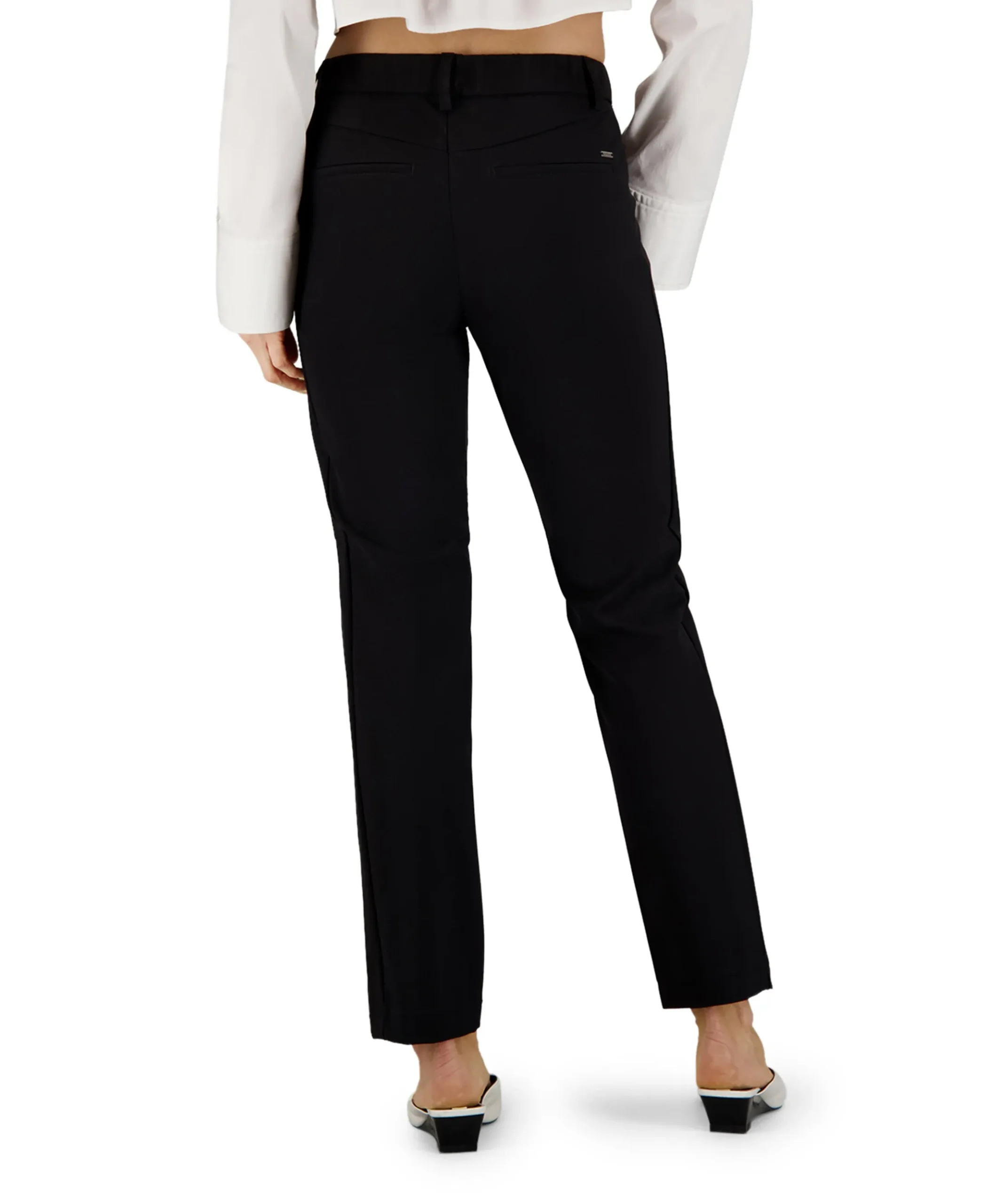 Pull On Slim dames broek zwart