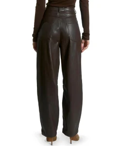 QUIN PU 689 dames broek bruin