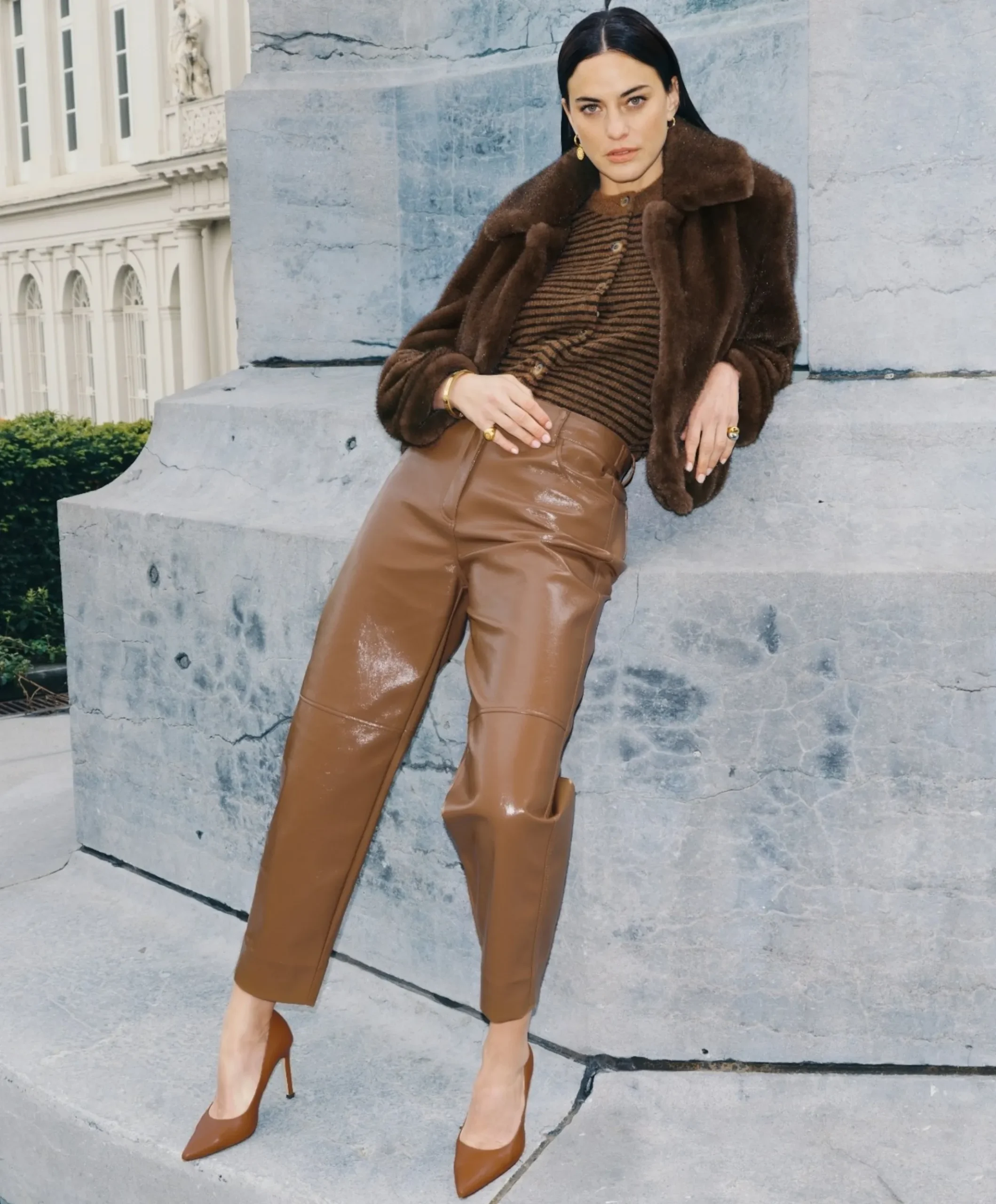 RAE dames broek bruin