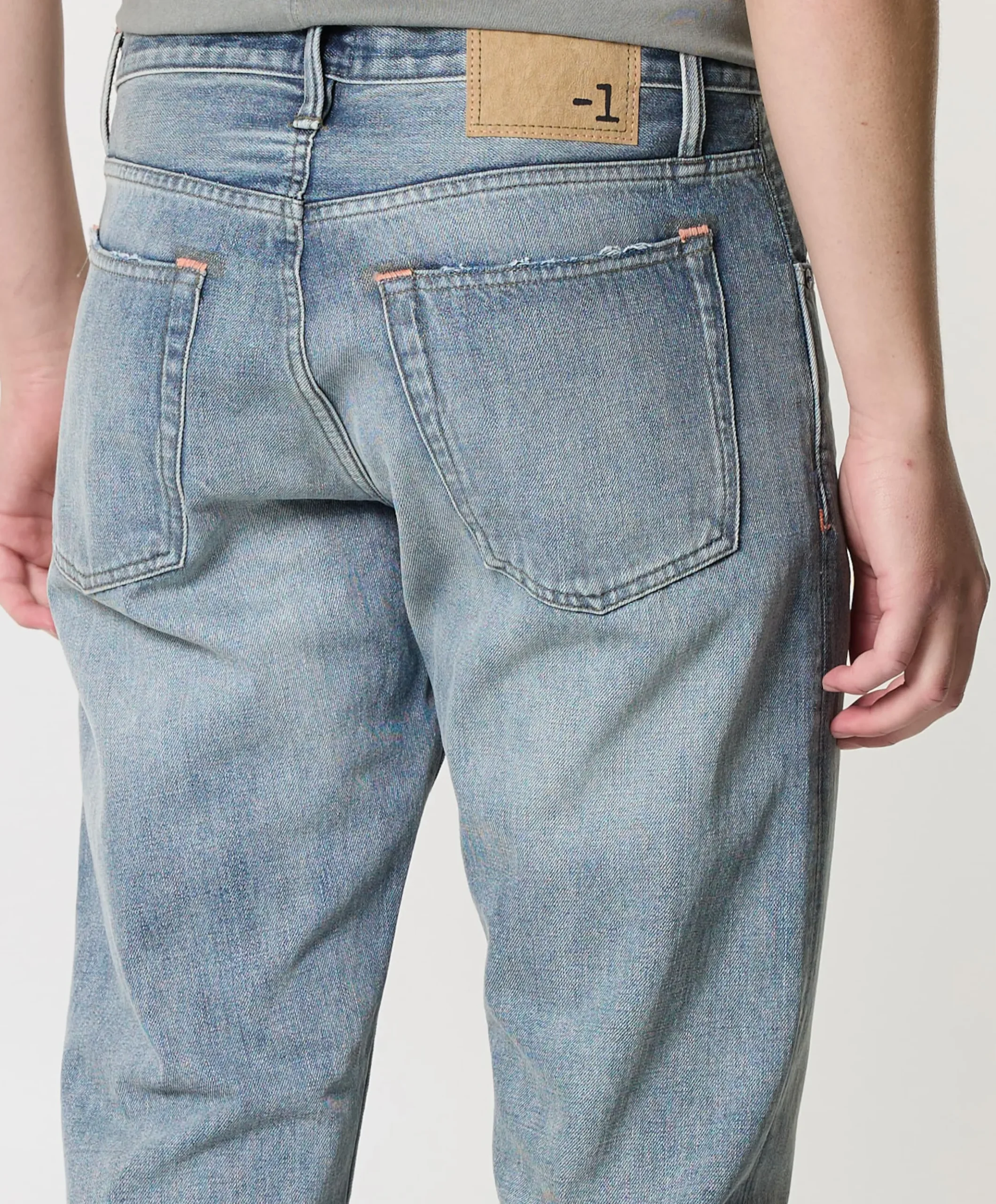 Regular leg heren jeans blauw