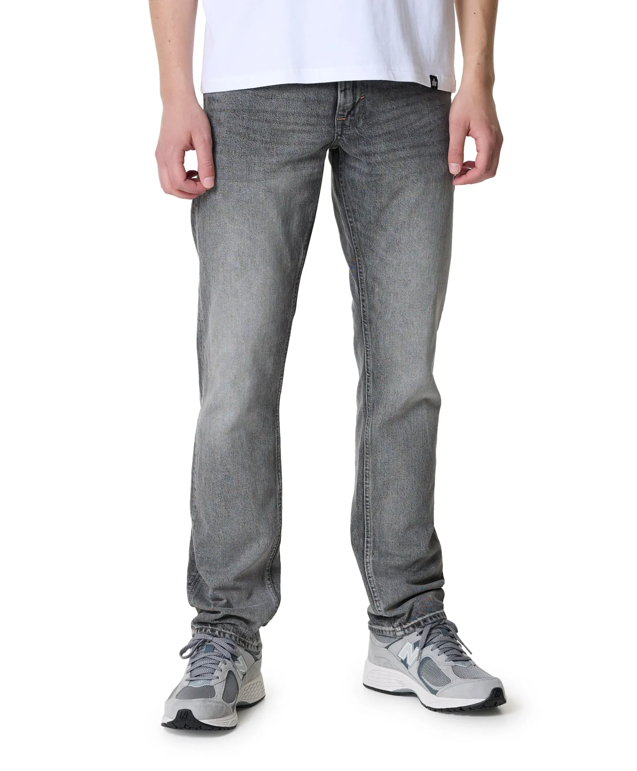 Regular leg heren jeans grijs
