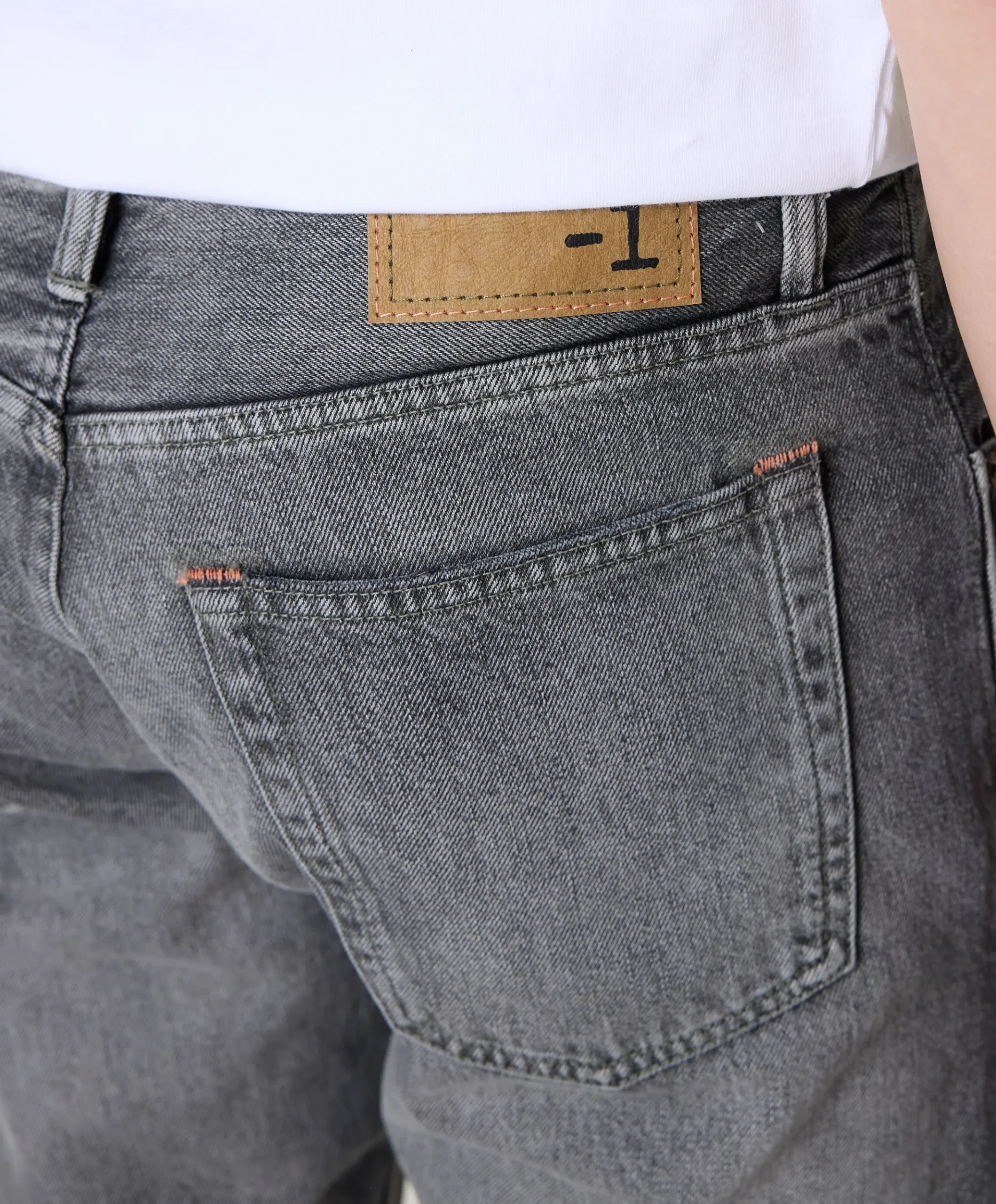 Regular leg heren jeans grijs