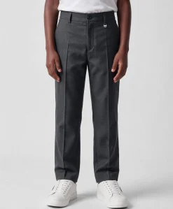 relaxed fit jongens pantalon zwart