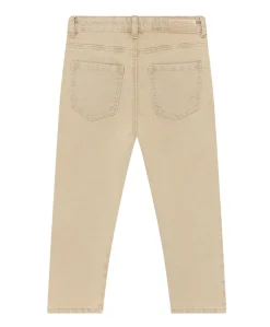 Relaxed Fit Washed jongens broek beige
